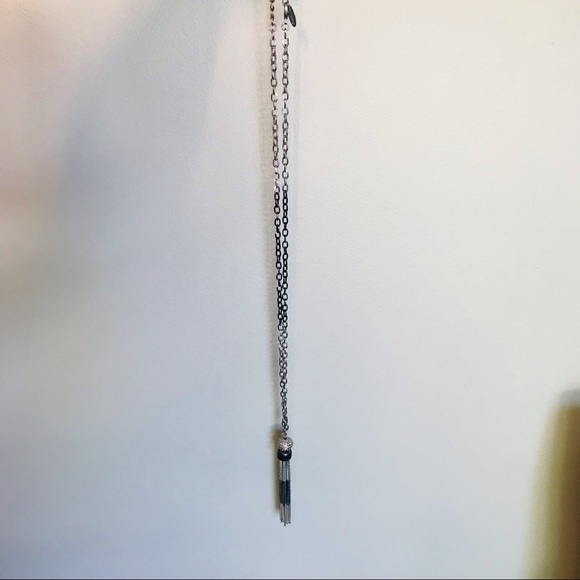 Silver and Black Nygard Necklace - Picture 6 of 8